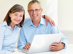 Couple Buying Glasses Online